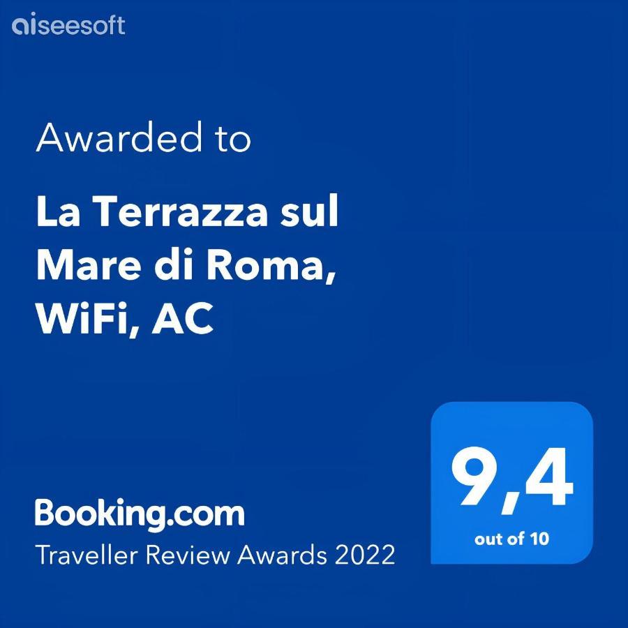 La Terrazza Sul Mare Di Roma, Wifi, Ac Apartman Lido di Ostia Kültér fotó