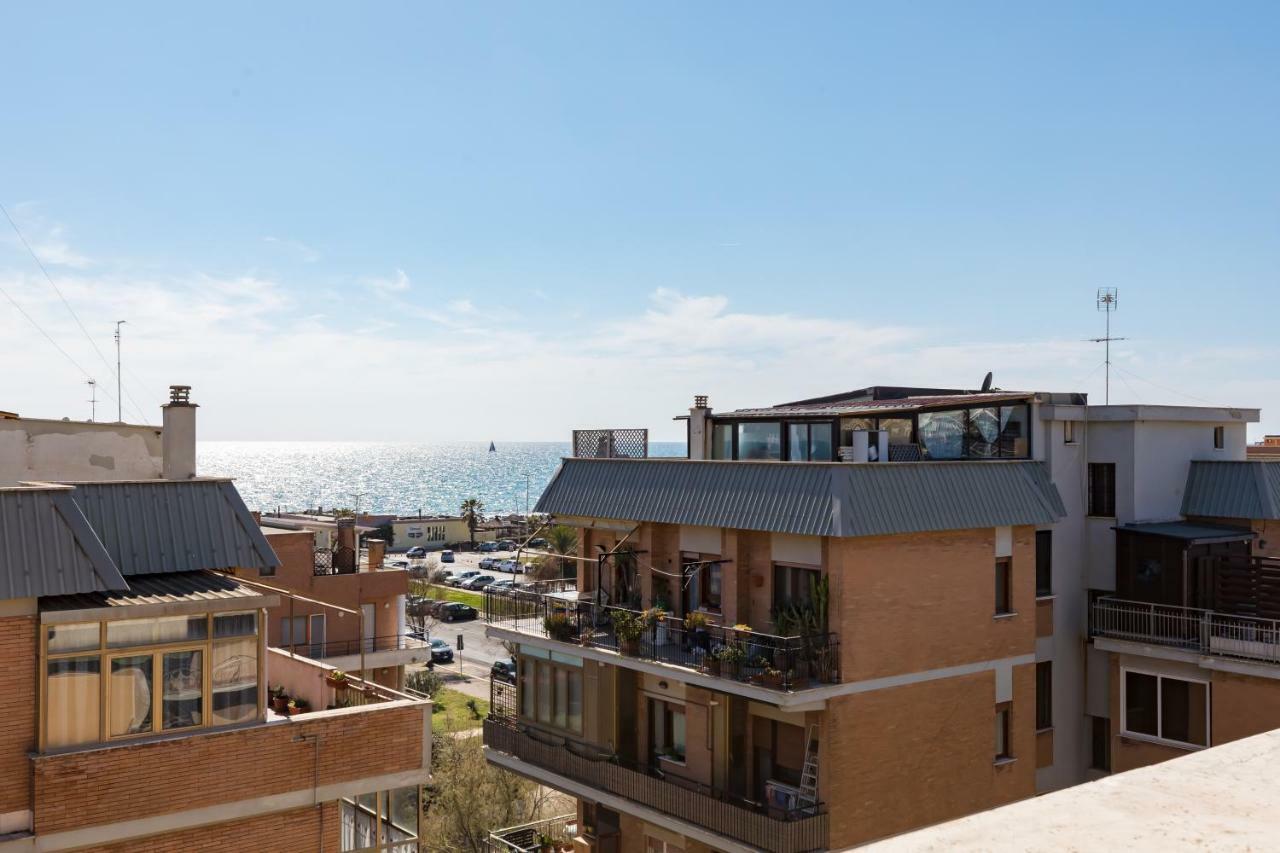 La Terrazza Sul Mare Di Roma, Wifi, Ac Apartman Lido di Ostia Kültér fotó