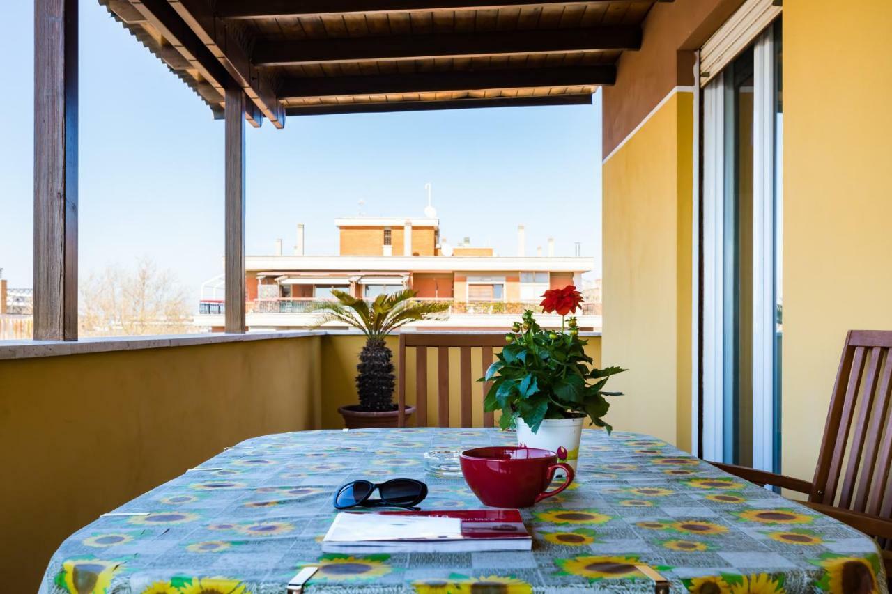 La Terrazza Sul Mare Di Roma, Wifi, Ac Apartman Lido di Ostia Kültér fotó