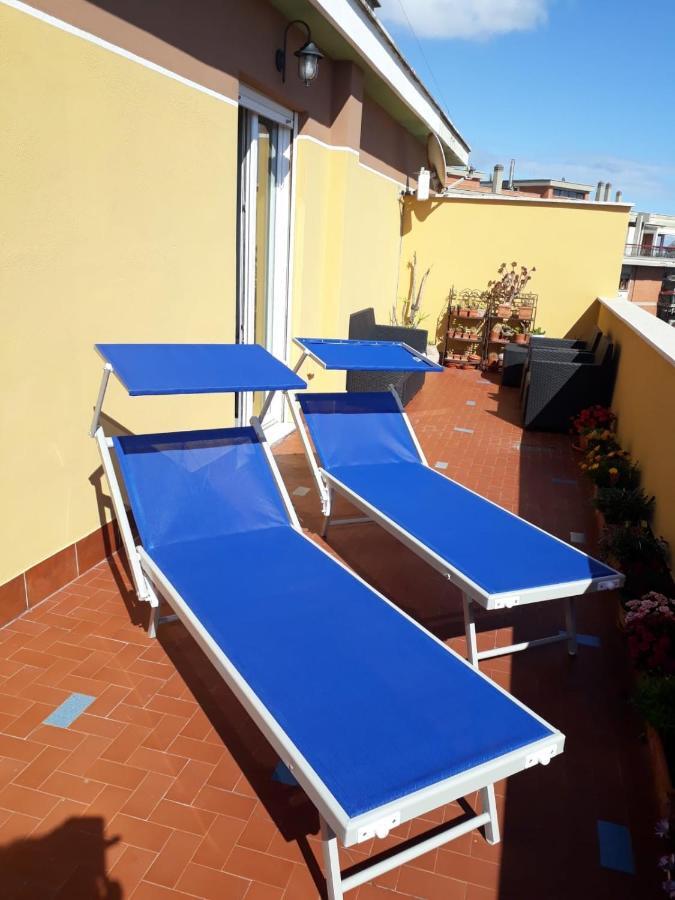 La Terrazza Sul Mare Di Roma, Wifi, Ac Apartman Lido di Ostia Kültér fotó